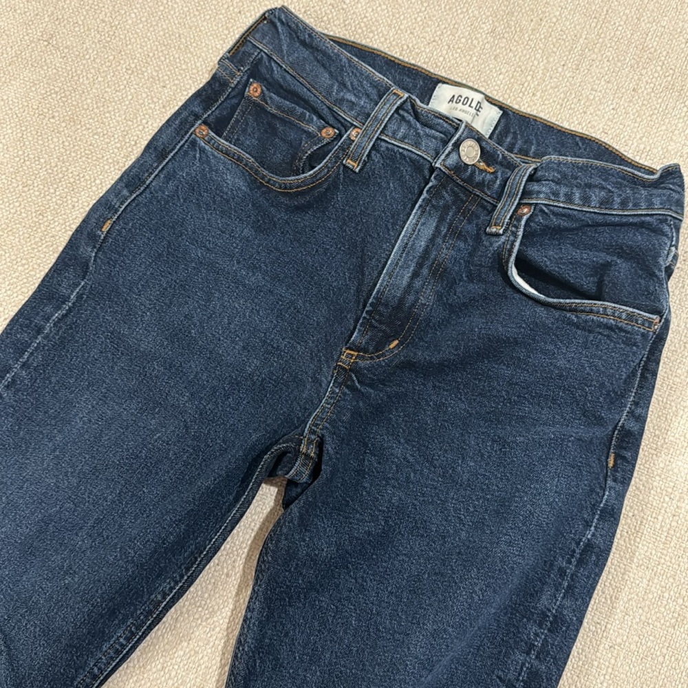 AGOLDE High Rise Skinny Jeans